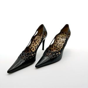Vintage Dolce Gabbana Black Heels 37.5 / 7.5